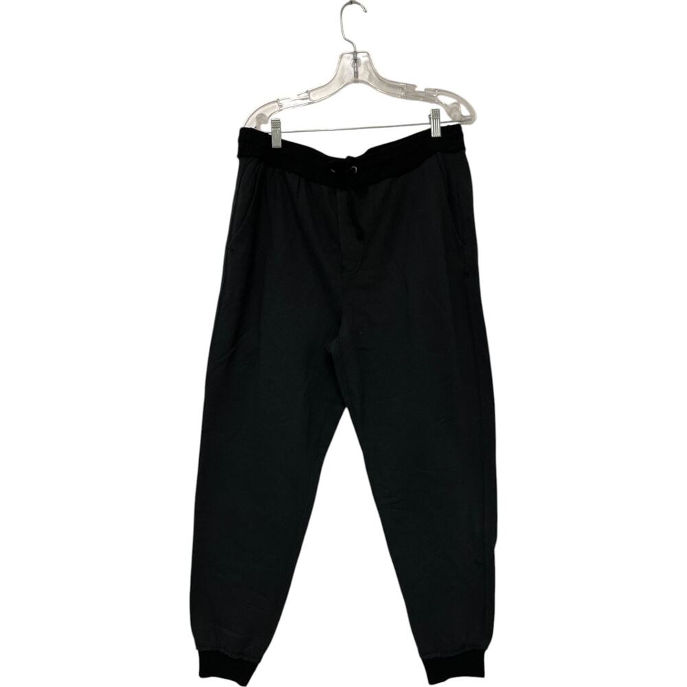 Mills Supply Jogger Pants Mens XL Black Elastic Waist French Terry Pull On NWT